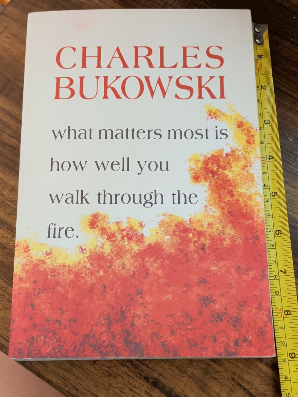 Charles Bukowski - What Matters Most Is How Well You Walk Through The Fire